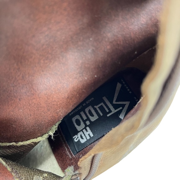 DIANE HARVEY HD2 Studio Brown Genuine Leather JUDITH Ankle Boots Booties sz 8 M - Picture 14 of 16